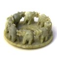 thumbnail image 1 of INDIA OVERSEAS TRADING CORP SS 1602 Brûleur d'Encens Anneau Éléphant, 1 of 1