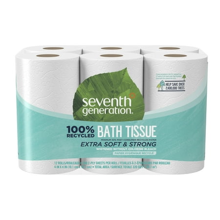 Seventh Generation 100 Pct Recycled Bathroom Tissue