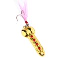 thumbnail image 2 of Señuelos de pesca de aleación Tackle Hook Spoon Pike Wobble Tackle 3 tamaños Oro 10g Sharpla Cuchara de señuelos de pesca, 2 of 6