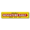 thumbnail image 2 of Mini Golf Novelty Decor, Metal Wall Sign - 4x18 Inches, 2 of 4