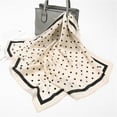 thumbnail image 3 of Baqcunre Scarf for Women, Scarf Scarf 70X70Cm Scarves Ribbon Kerchief Women Dot Polka Neck Scarf,, 3 of 4