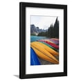 thumbnail image 1 of Canoes on a Dock, Moraine Lake, Canada Framed Print Wall Art by George Oze Sold by Art.Com, 1 of 5