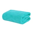 thumbnail image 4 of Mint Green Coral Fleece Towel (14" x 31") - Thick & Soft Polyester Hand Towel, Vibrant Quick-Dry Towel for Kitchen, Gym & Daily Use, 4 of 9