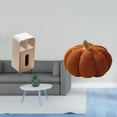 thumbnail image 2 of Funda Rectangular Multiusos Para Caja De Pañuelos Y Cojín Decorativo De Felpa Para Sofá, Ideal Para Oficina, Dormitorio, Con Servilletero Y Almohadas De Calabaza., 2 of 8