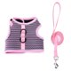 thumbnail image 1 of Arnés para caminar para mascotas, chaleco, correa segura para el pecho, acolchado, transpirable, decoración de entrenamiento, cuerda de tracción, accesorios para ropa, rosa L Eigraketly PT000592-02, 1 of 7