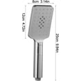 thumbnail image 3 of High Pressure Handheld Shower Head,with Powerful Shower Spray Against Low Pressure Water Supply Pipeline, Multi-Functions, Easy to Install,Chrome, 3 of 7