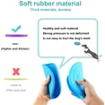 thumbnail image 3 of 4 Pcs Dog Frisbees, Dog Frisbee Toy, 17.8 cm Disc Throwing Dog Toy Durable Rubber, for Land and Water Training, Dog Training, Throwing, Catching and Playing, 3 of 5