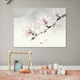 thumbnail image 5 of Hidden Frame Canvas Wall Art - Ink Style Magnolia Branch New Chinese Style Popular Wall Decor for Living Room & Entryway 16x12in, 5 of 8