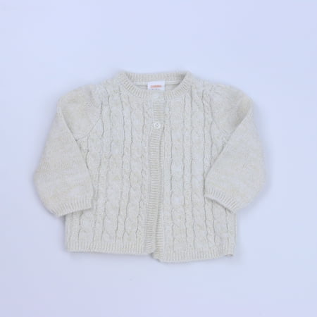 

Pre-owned Gymboree Girls Gold Sparkle Sweater size: 3-6 Months