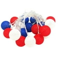 thumbnail image 3 of 4th Of July Decoration Lights 3 Meter 20 LED Independence Day String Lights With Red White Blue Balls Patriotic Patio Light For Patio Party Holiday Decor, 3 of 8