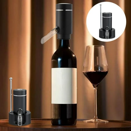 

Smart Electric Aerator Pourer USB Charging Extension Tube Champagne Stoppers Decanter for Gift
