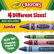 Crayola Jumbo Crayons, 16 Count Assorted Colors, School and Craft Supplies