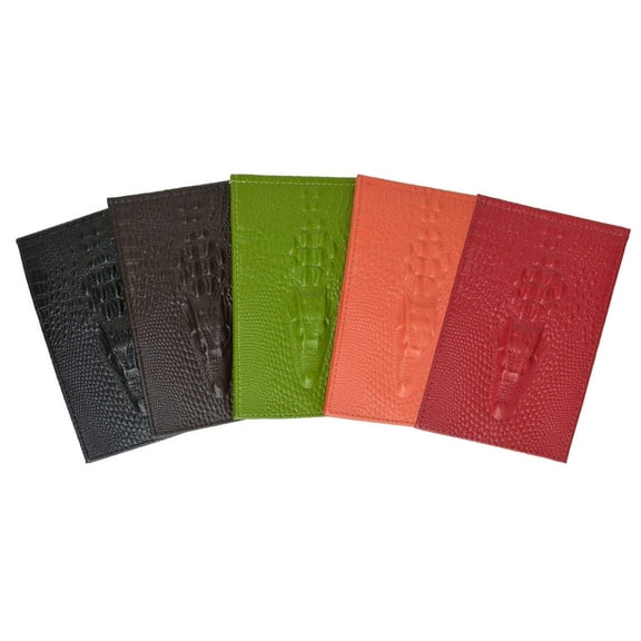 Croco Embossed Credit Card Holder 118-1268