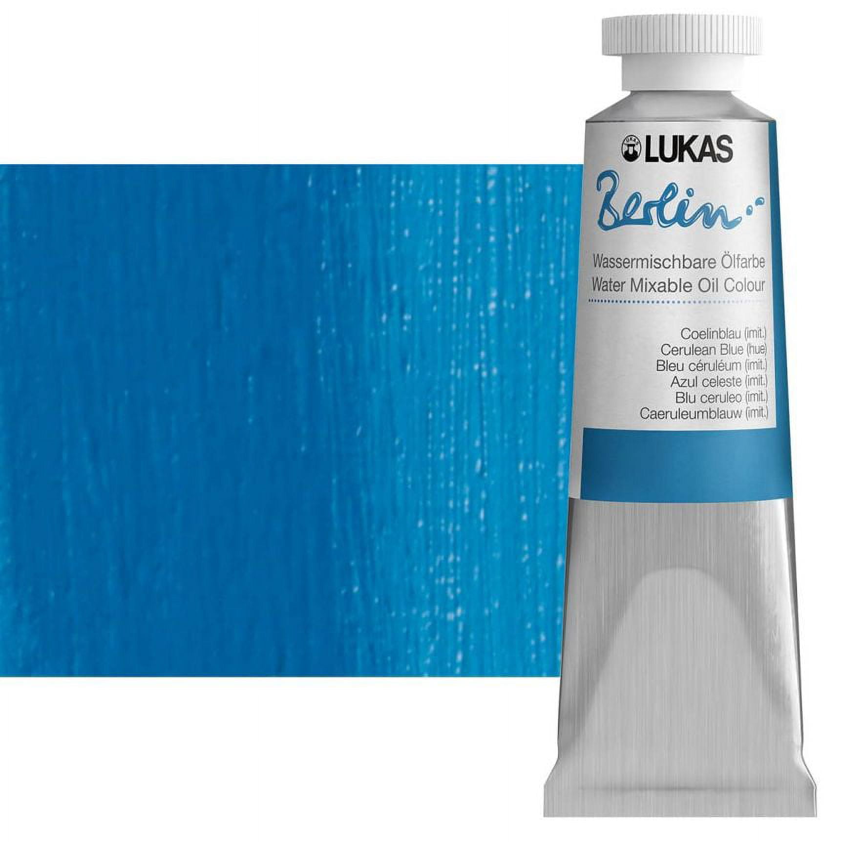 Lukas Berlin Artist Water Mixable Oil Paint Colors, Solvent Free,