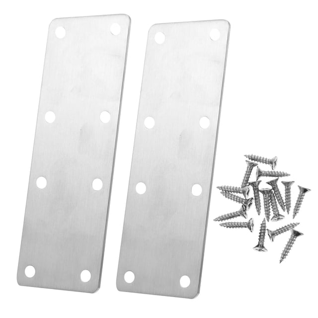 IFANLANDOR 2 Ensembles Support de Table d'Angle Design Simple et Généreux en Acier Inoxydable pour Amateurs de Bricolage