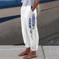 thumbnail image 1 of WILLBEST Pantalones Casuales para Mujer, Moda de Primavera y Verano, Pantalones Casuales Estampados, Pantalones Casuales con Bolsillos para Comodidad y Estilo Diario. Extra Grande, 1 of 4