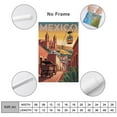 thumbnail image 2 of Nostalgic Zacatecas Retro Travel Poster with Bold Skyline And Old World Atmosphere Canvas Poster, 2 of 8