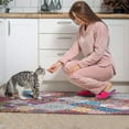 thumbnail image 4 of Kitchen Rugs and Mats Non Skid Washable Boho Vintage Pattern (8) Kitchen Mat and Rug Set,Floor Cushion Waterproof Rug,Rubber Backed Area Rugs for Kitchen Laundry, 4 of 7