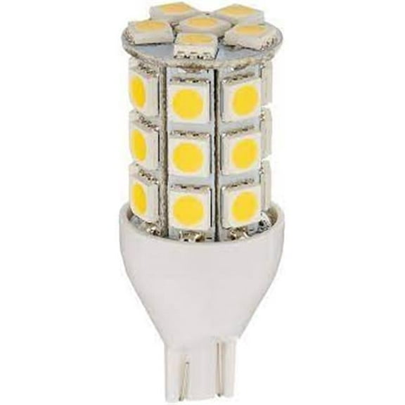 250 Lumen 10-24V 3.24W 921 Wedge Base Tower LED Bulb, Warm White - Pack of 6