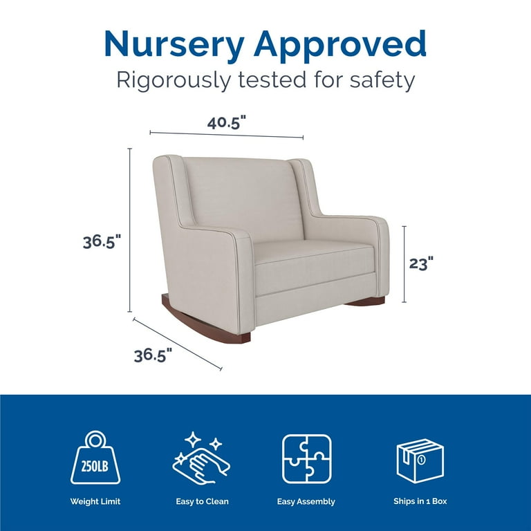 Double glider chair clearance nursery