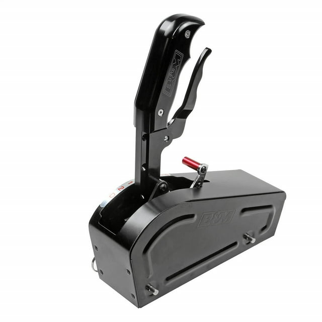 B&M Auto Trans Shifter 81052 Magnum Grip; For Use With GM TH-400/350/250/200/700R4/4L80E/4L85E; Gated Shifter; Blade Style Grip; Compatible With 3/4 Speed Forward/Reverse Pattern Valve Body