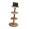 thumbnail image 2 of yuksok Bracelet Display Stand 3 Tier Wood Sturdy Jewelry Hanger Bracelet Holder for Selling Jewelry Storage Rack for Anklets Bangles Coffee, 2 of 9
