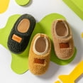 thumbnail image 4 of XXWXYD Baby Kids Plush Ankle Warm Slippers Non-Slip Winter House Shoes for Toddler Boys Girls Lightweight 𝖢ozy Indoor, 4 of 5