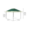 thumbnail image 4 of M optimized 12x12 FT Pop Up Gazebo Instant Canopy Tent with Netting 4 Stanbags Outdoor Shelter for Lawn, Garden, Backyard, Deck, 4 of 6