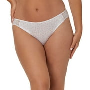 Maidenform Lace Back Tanga Underwear 40159 Color: White Ditsy Print Size: 9