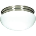 thumbnail image 2 of Nuvo Lighting 60/406 2 Light 12" Wide Flush Mount Bowl Ceiling Fixture - Nickel, 2 of 2