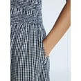 thumbnail image 5 of Free Assembly Women's and Women's Plus Cotton Sleeveless Smocked Midi Dress Size-XS to 4X, 5 of 6