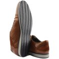 thumbnail image 4 of JUSTINREESS Paddy Men's Lace Up Leather Casual Shoes In Brown Size 8, 4 of 6