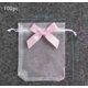 thumbnail image 1 of Las lindas bolsas de organza con lazo son adecuadas for joyas, festivales, cosméticos, dulces, regalos, bolsas de joyería y elegantes bolsas de regalo. Adecuado for muchas ocasiones, 1 of 2