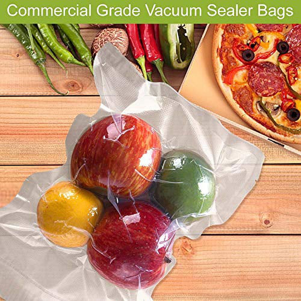 FoodVacBags 8 x 50' Vacuum Sealer Bags (4 Count) - Commercial Grade,  BPA-Free, Ideal for Food Preservation and Sous Vide, Foodsaver Compatible Freezer  Storage Rolls 