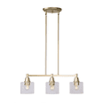 thumbnail image 1 of "Lampara De Techo Moderna Candelabro 3 Luces Malubero Dorado, 1 of 5