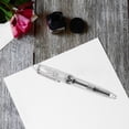 thumbnail image 2 of Smooth Writing Pen Clear Fountain Pen Ink Absorber Writing Pen Reusable Calligraphy Fountain Pen, 2 of 5