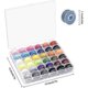 thumbnail image 2 of 36 pcs Heilwiy Sewing Thread Spools, Plastic Sewing Machine Spool, Sewing Machine Spools_Selected Gift, 2 of 5
