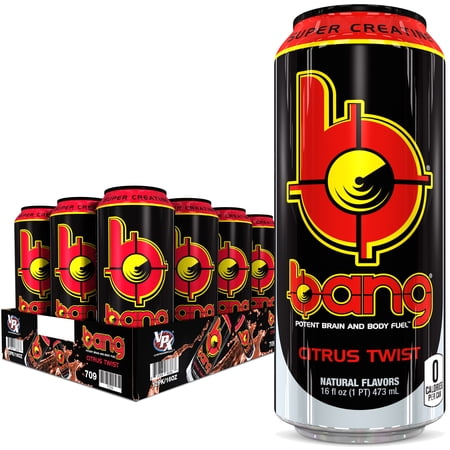 (12 Cans) Bang Citrus Twist Energy 16 fl oz
