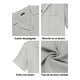 thumbnail image 5 of Conjunto De Camisa Para Hombre Casual Vacaciones Playa Moda, 5 of 7