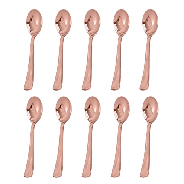 Vajilla Desechable Perfecl Suministros de decoración Cubiertos resistentes 10x cucharas