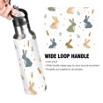 thumbnail image 4 of Yayeee 20oz Insulated Water Bottle Double Wall Stainless Steel with Flip Straw Lid, Cartoon Bunnies, 4 of 7