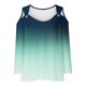 thumbnail image 5 of mfyjkho Tops Para Mujer, Jersey De Manga Corta Con Estampado Casual Y Hombros Descubiertos Para Mujer 2024 Tops De Tallas Grandes M, 5 of 5