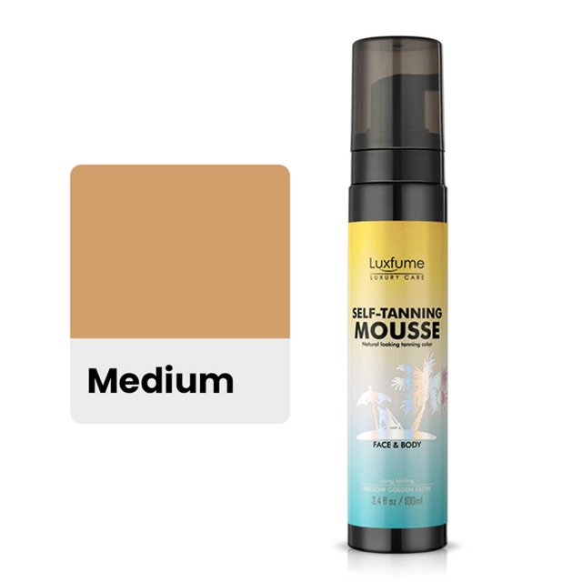 Espuma autobronceadora en aerosol HUOGUO Fast, de aspecto natural, 100 ml