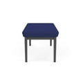thumbnail image 5 of Lenox Steel Reception Waiting Room 2-Seat Bench / Charcoal Steel / Blue, 5 of 5
