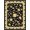 Black, Pattern 6, variant on ODIKA 4x6 Machine Washable Non-Slip Area Rug, Chinoiserie High Traffic Rug, Blue, 29100