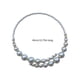 thumbnail image 3 of Modern Collar Necklace for Women and Girls Stylish Imitation Pearls Neckchain Fashion Forward Clavicle Chain Ornament, 3 of 4
