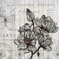 thumbnail image 2 of Kimberly, Allen 12x12 Black Ornate Wood Framed with Double Matting Museum Art Print Titled - Country Magnolia 1, 2 of 4