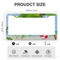 thumbnail image 3 of Tropical Palm Tree Hawaii Ocean License Plate Cover 2 PCS Tropical Palm Tree & Beach Nature Wilderness Car Tags Frames Holder for Women Men US Vehicles 2 Holes Aluminum Metal License Plate Frame, 3 of 6