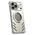 thumbnail image 1 of Metal Case For IPhone 17 Pro Max/17 Pro/17, Aluminum Alloy Case With Magnetic Rotating Ring Stand Heat Dissipation Shell, 1 of 8