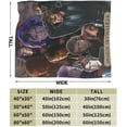 thumbnail image 3 of Hayden Christensen Fleece Blanket Throw Blanket for Couch - Cozy Luxury Bed Blanket Microfiber and Throws for Sofa, 3 of 6